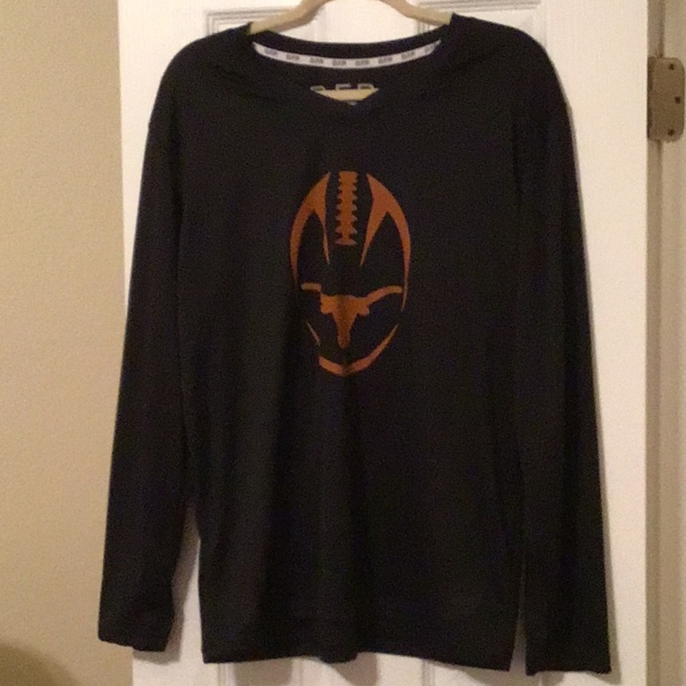 Texas Football Black Dri Fit Long Sleeve shirt sz L
